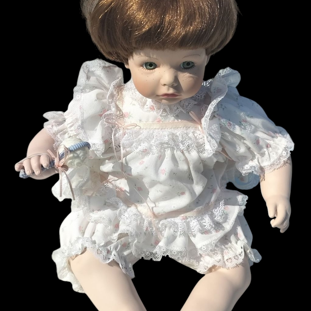 Danbury Mint  Vintage Porcelain Doll